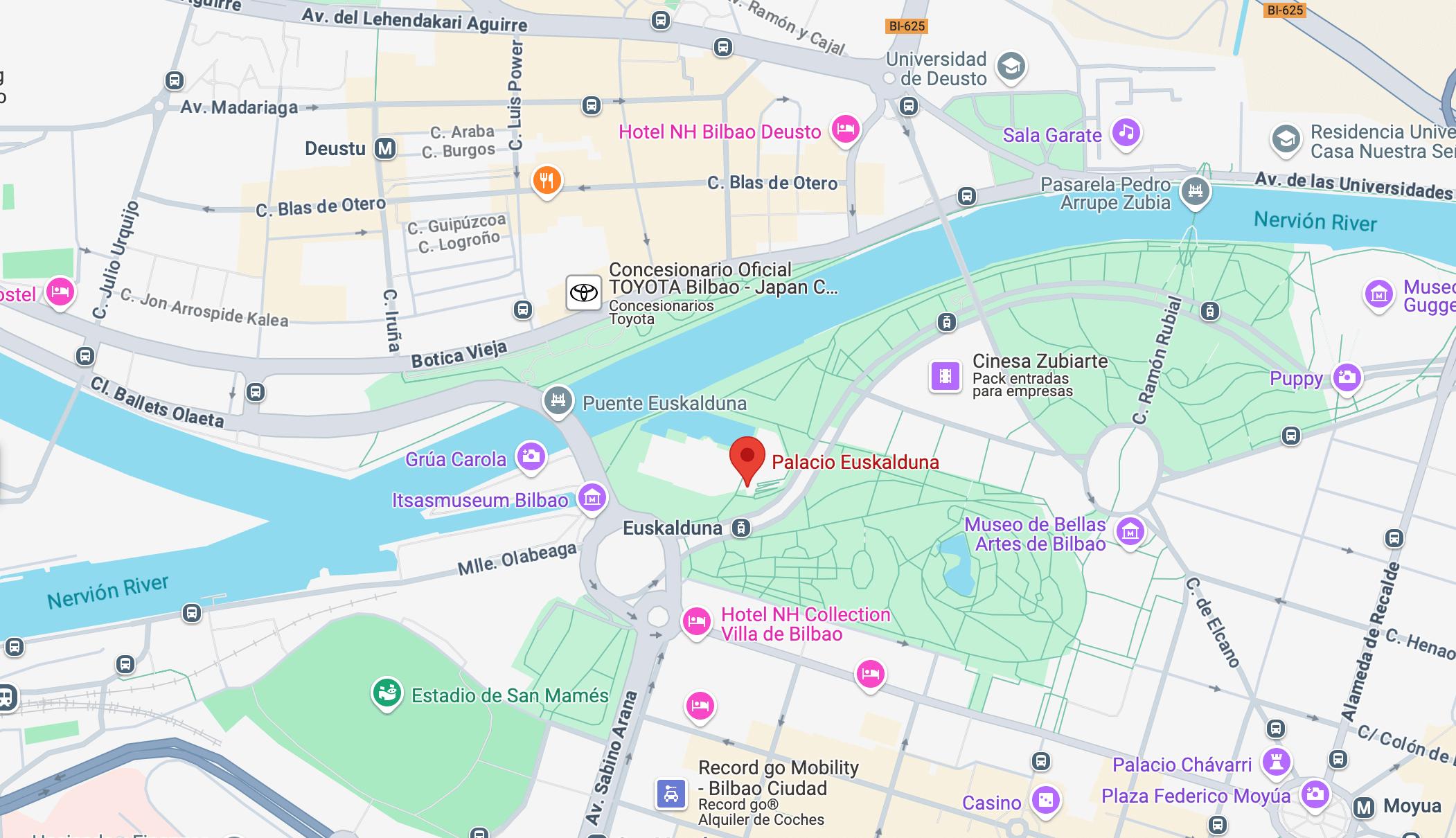 euskalduna-bilbao-map